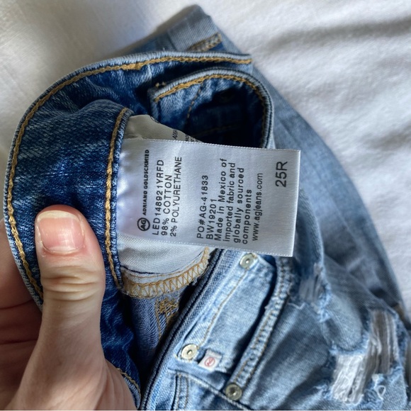 AG The Hailey ex-boyfriend cuffed shorts - Picture 3 of 4